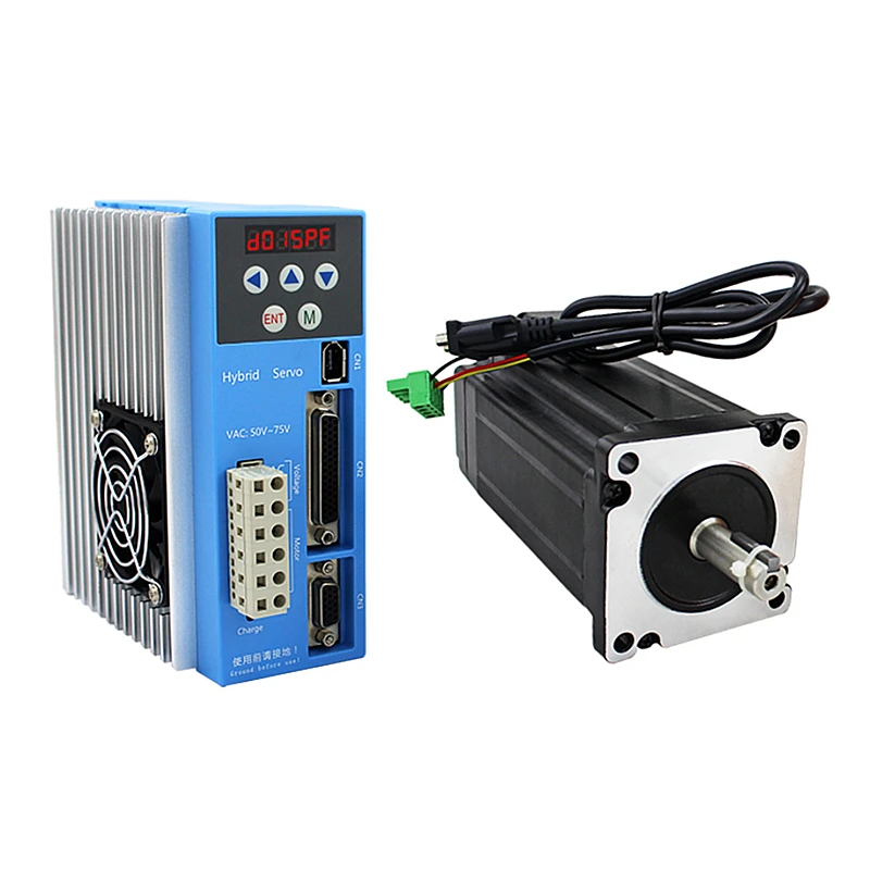 2 фазный шаговый двигатель 8 А 3 ~ 12 нм LCDA808H NEMA 34 86 200 кГц 50 80 в комплект шагового