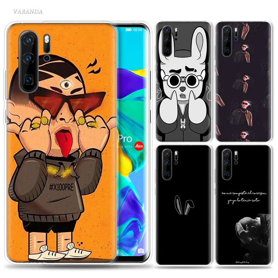 Классный чехол Bad Bunny для huawei P20 P30 P Smart Z Plus 2019 P10 P9 P8 mate 30 10 20 Lite Pro силиконовый чехол для телефона