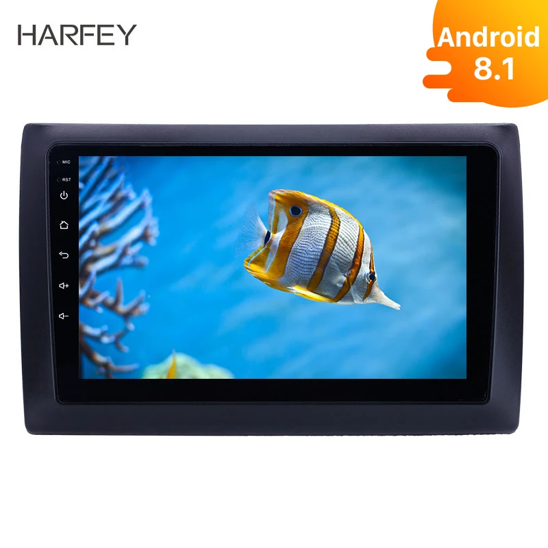 Harfey 2Din Car Multimedia player Android 8.1 HD Touchscreen 9 inch for 2010 Fiat Stilo GPS WIFI Bluetooth Support Wheel Control |