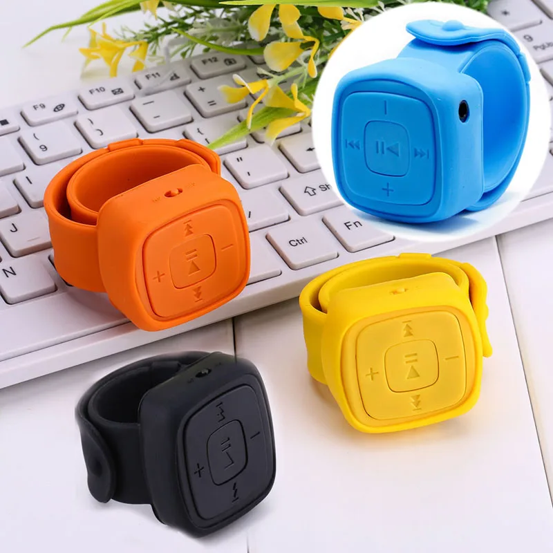 

Wrist Watch USB MP3 Music Player Support 32GB Micro SD TF Card+Earphone