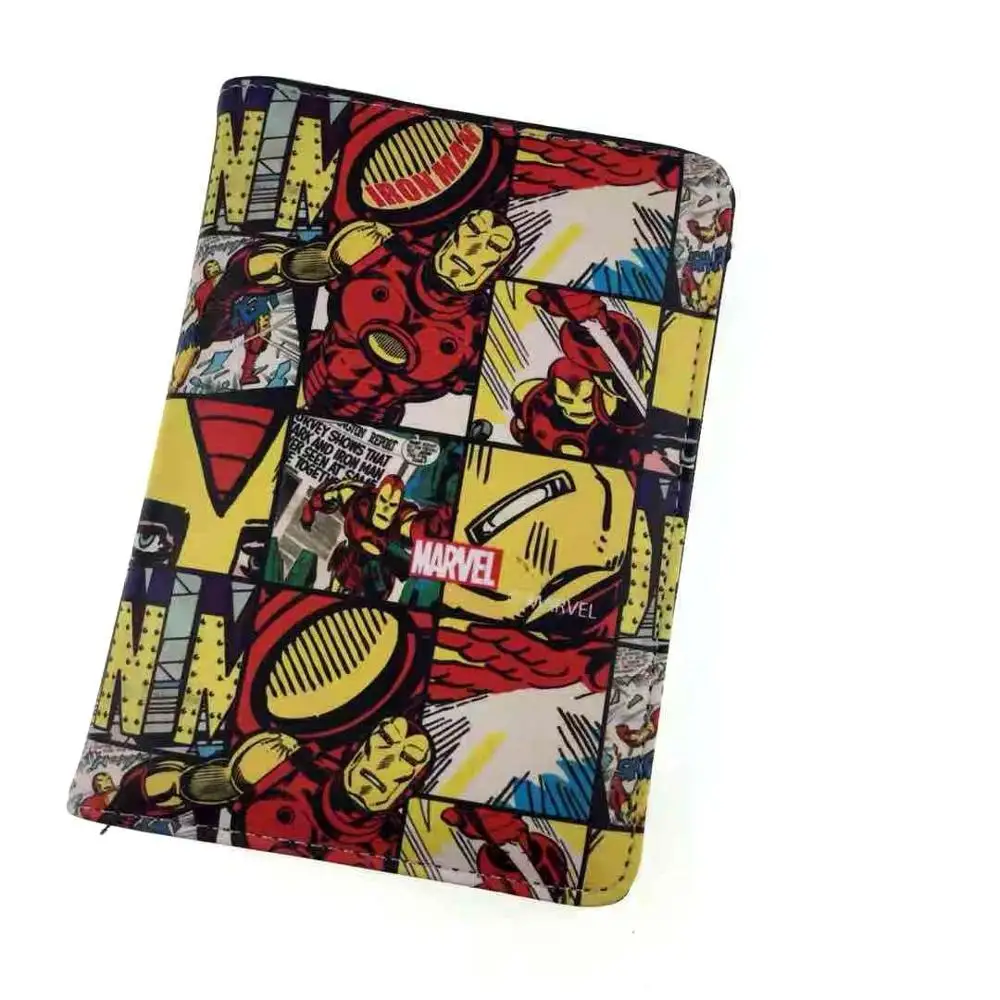 Style 1 Marvel, Бэтмен, Супермен, Дэдпул, Обложка для паспорта, держатель для ID карты, папка для хранения, сумка, аксессуары для путешествий, для мужчин, женщин, мальчиков, девочек, подарок - Цвет: Style 1