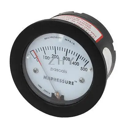 

Adjustable Air Differential Pressure Gauge 0-500Pa