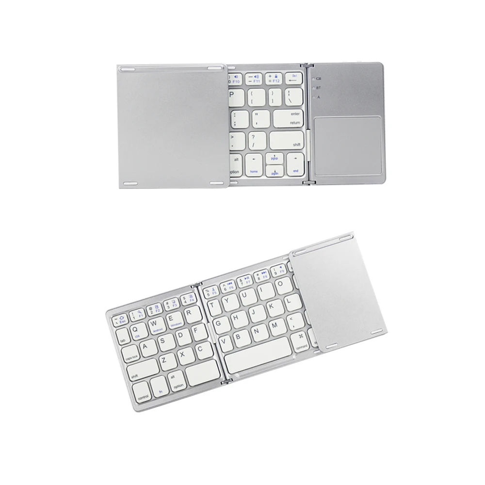 touchpad usb com fio recarregável bluetooth teclado