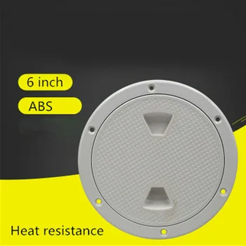 

1x Hatch Cover 6Inch ABS White Marine Ship Plate Inspection Heavy duty