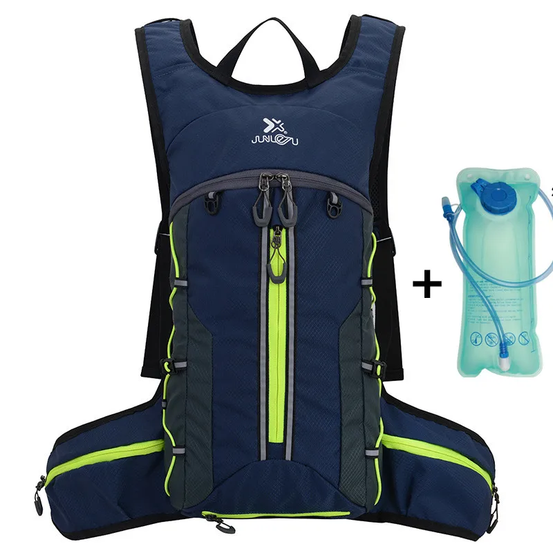 With water bag Водонепроницаемый велосипедный рюкзак унисекс MTB велосипедная сумка нейлоновая велосипедная походная альпинистская гидратация 10л сумки для воды рюкзак - Цвет: With water bag