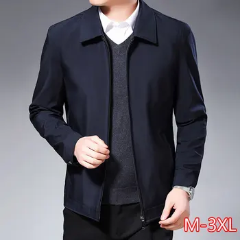 

2020 Spring And Autumn New Middle-aged And Elderly Loose Casual Men's Jackets High-quality Outerwear Men's Jackets