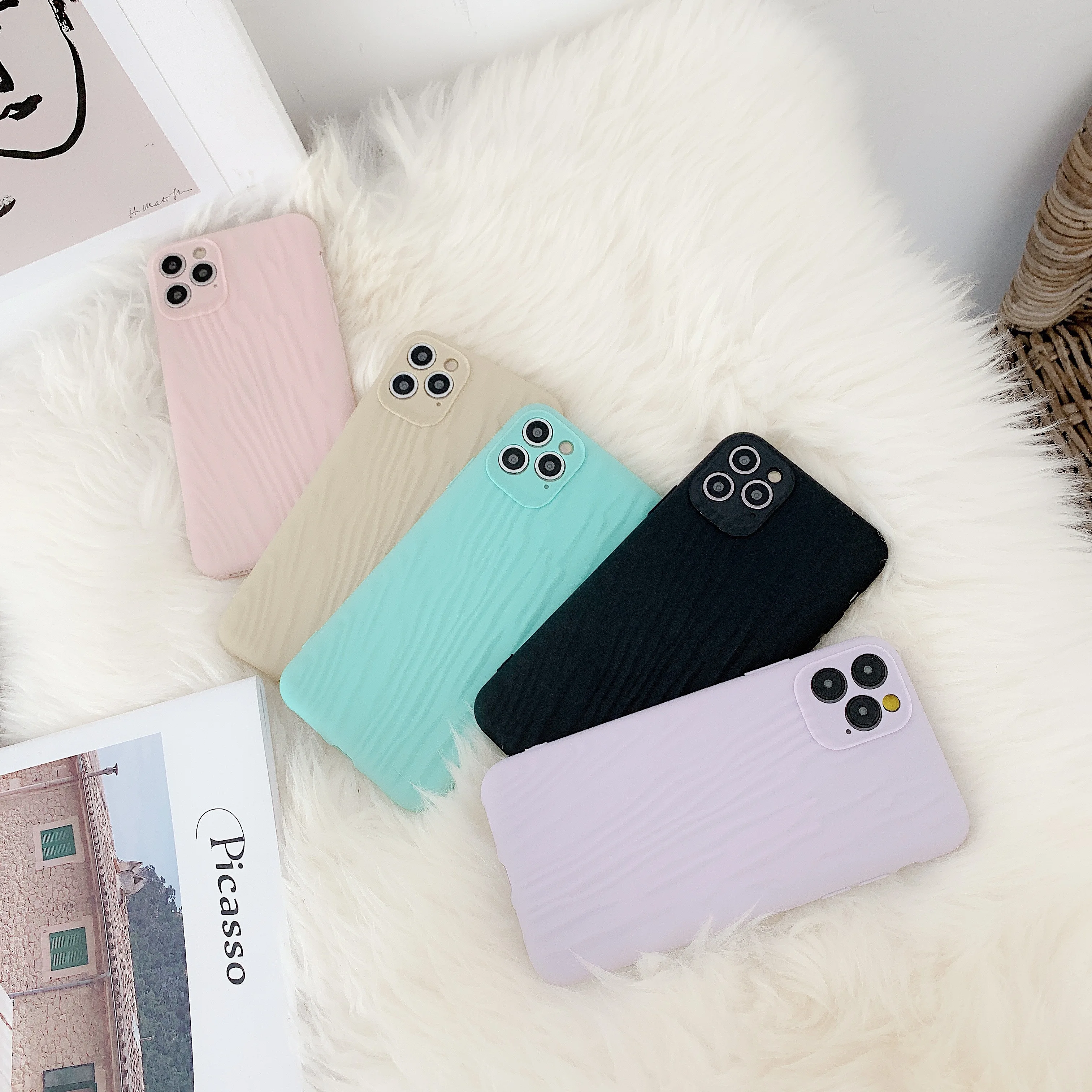Ультра тонкий мягкий чехол для iPhone 11 Pro X Xr Xs Max матовый пластиковый Модный чехол для iPhone 6 6S 7 8 Plus iPhone11