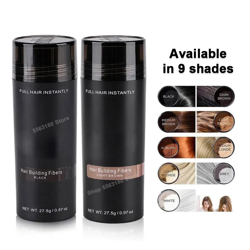 En venta Tratamiento capilar de keratina para uso doméstico, tratamiento para el cabello con Fibras de reconstrucción del cabello de color negro de 27,5g, con pulverizador de fibra al instante r0QK3EyglBA