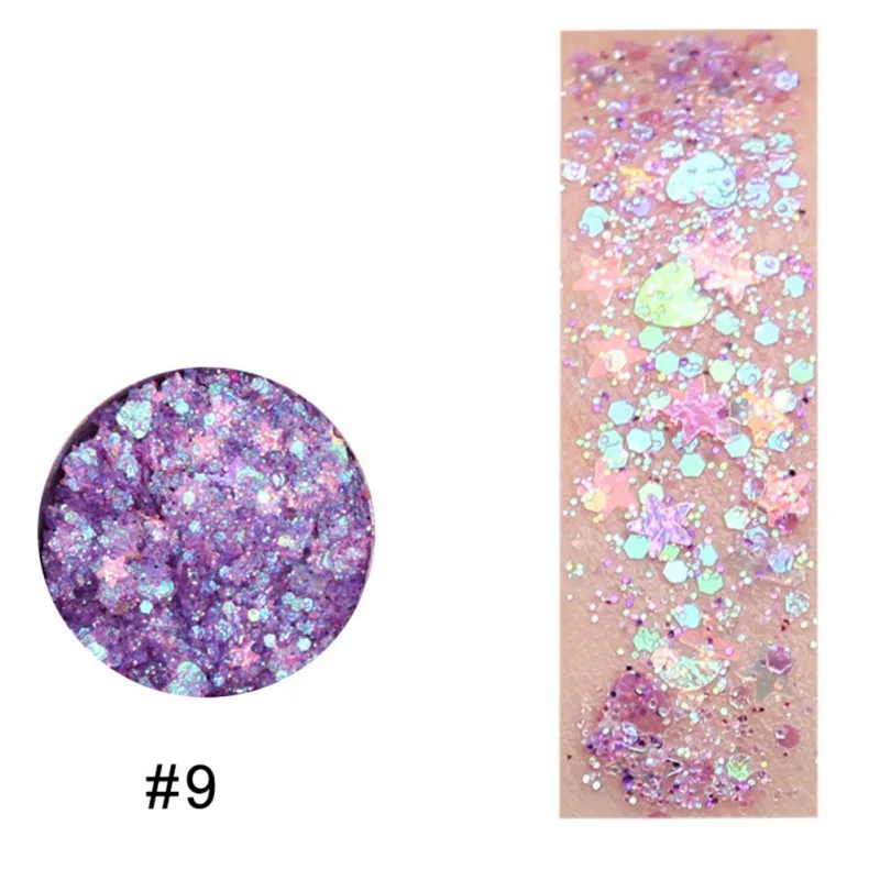 7 Долговечный яркий водонепроницаемый блестящий гель для век с блестками 06 - Цвет: 7