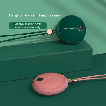 

Winter Mini Hand Warmer Portable 5000mAh Power Bank USB Rechargeable Hanging Neck Hand Warmer Portable Hand Warmer