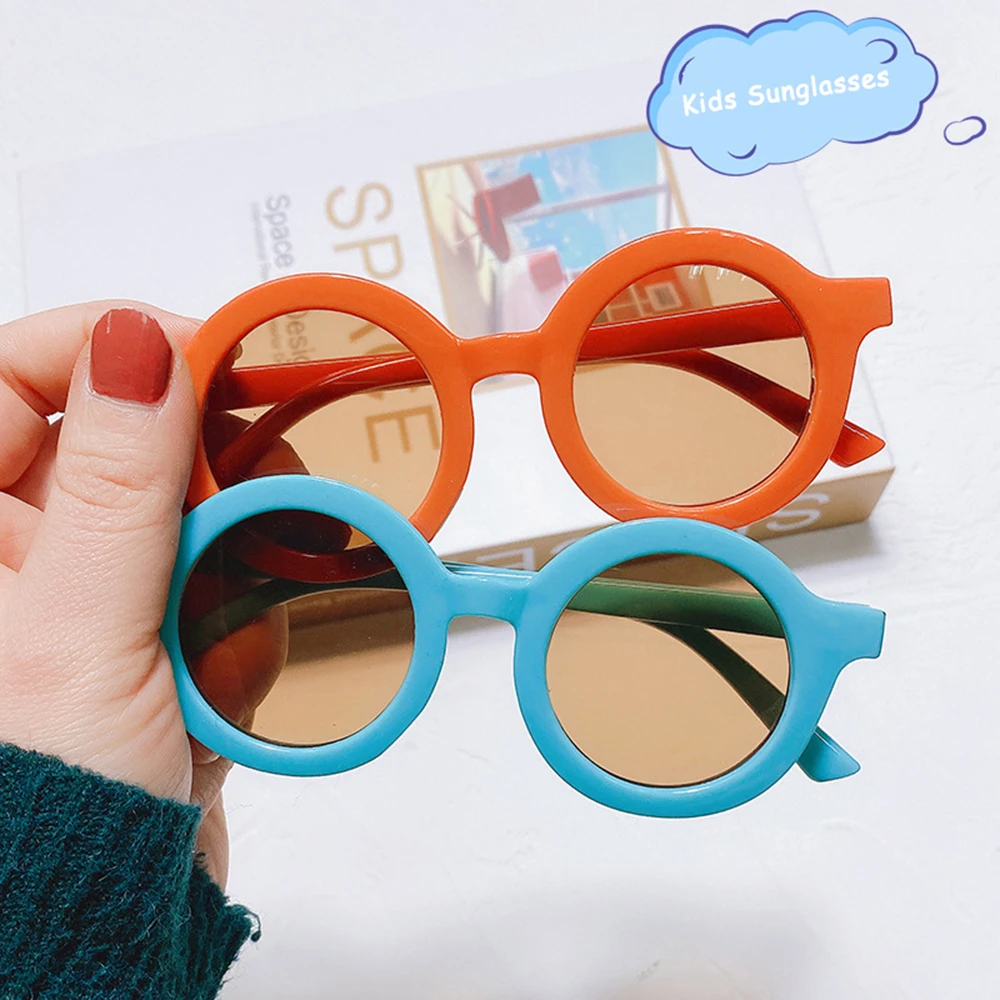 Kinder Sonnenbrille Kinder-Klassiker Mädchen Jungen Mode Brille Retro Uv400