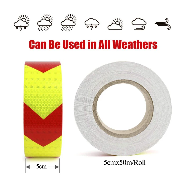 5cmx50m-roll-waterproof-warning-tape-strip-stickers-warning-light-reflector-protective-sticker-reflective-film-car-safety-mark