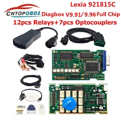 Puce Complète Diagbox Lexia 3 PP2000 V9.96 pour Voiture Citroën et Peugeot Prise OBD2, 921815C, V9.91, V48/V25 