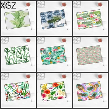 

XGZ Promotion Russian Banana Tree Green Leaf Flame Bird Pad Mouse Anime Computer Mat Natural Rubber Game 220X180X2MM