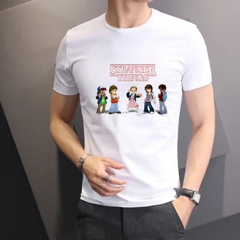 

Lus Los American TV series strange story strangers around men's shirt cotton casual fashion fun men's clothing