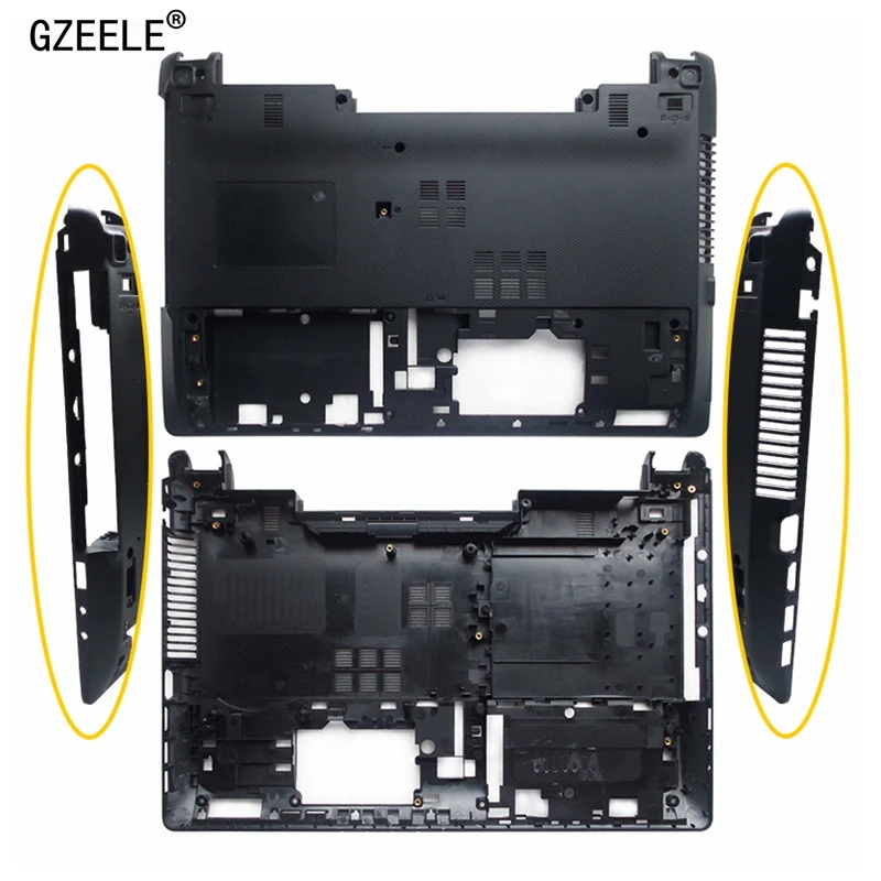QH GZEELE новый для asus k45 k45v A45V A85V R400V K45VD K45VM нижний чехол ноутбука AP0ND000600 черный