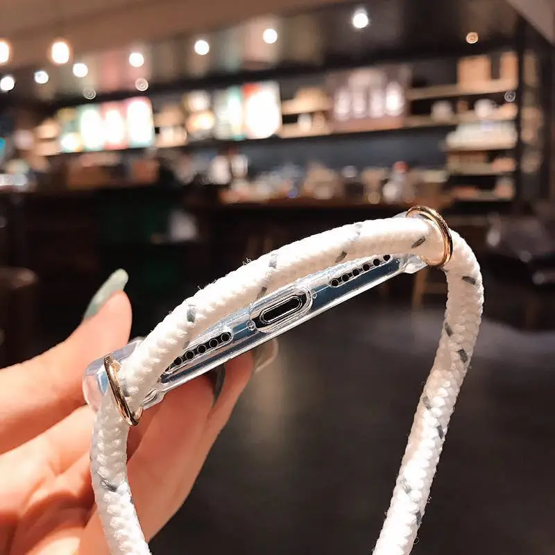 Ширина в нижней части плеча ремень прозрачный чехол для Samsung Galaxy A7 A750 A7 A5 A3 J7 J5 J3 J4 J6 плюс J7 J5 Prime ремешок чехол