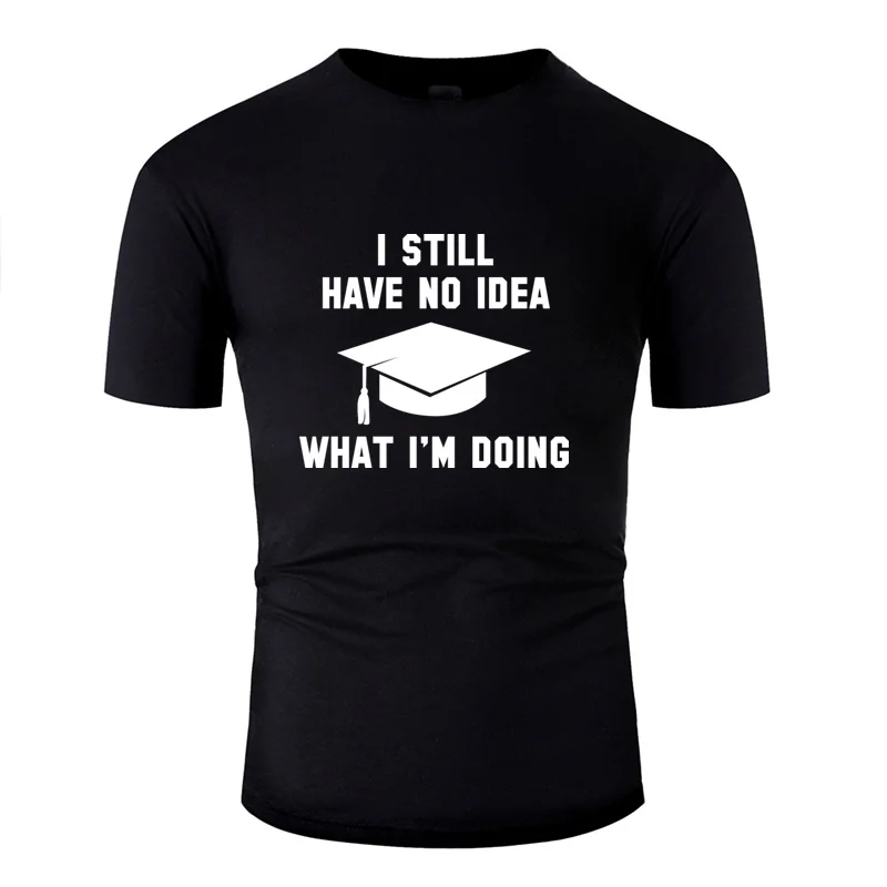 

Knitted No Idea What I'm Doing T Shirt For Men Humor Men's Tshirts O Neck Streetwear