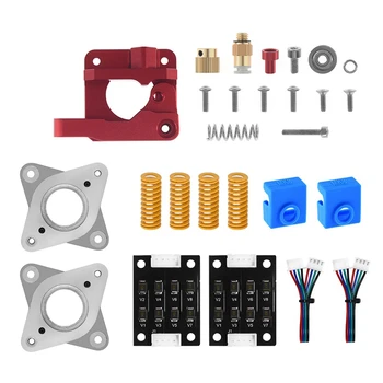 

3D Printer MK8 Extruder Upgrade Kit Spring Extruder Sock Tube Stepper Dampers Smoother for Ender 3 CR10 CR-10S Printer
