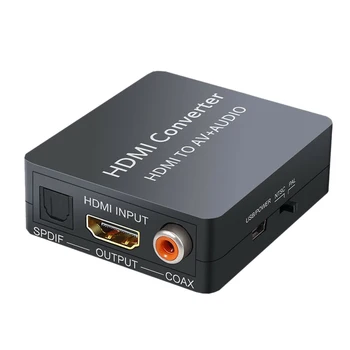 

PAL NTSC HDMI To AV TV STB Coaxial Adapter Camera DVD 3RCA CVBS Composite Video Converter USB Cable PC Laptop VCR Toslink Spdif