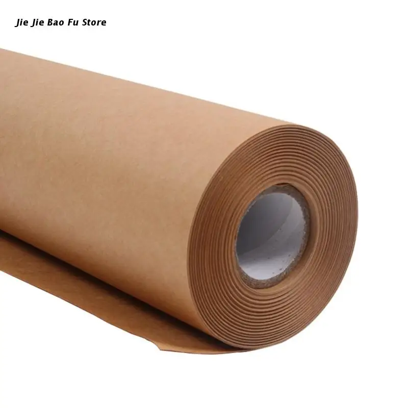 Rouleau de papier d'emballage kraft de 30 m ()