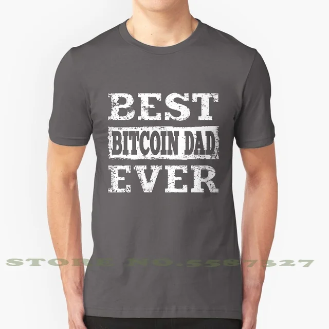 Best Bitcoin Dad Ever Cool Design 