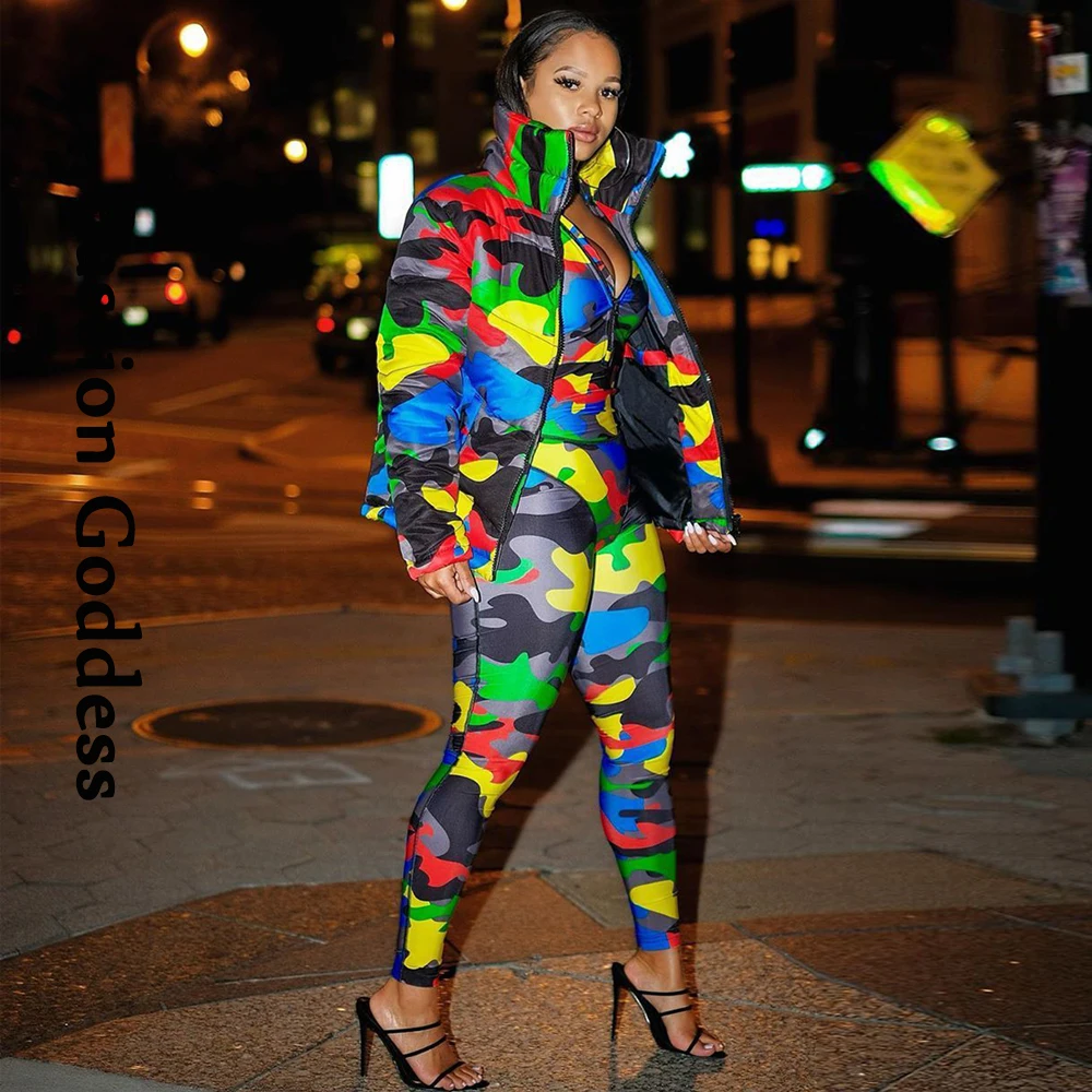 Long Parkas Down Camo Jackets Male 