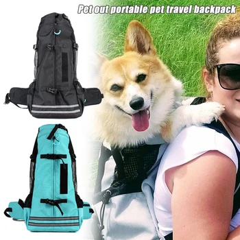 

Pet Backpack Breathable Pet Dog Carrier Bag for Large Dogs Bulldog Backpack Adjustable Travel Bags QJS Shop