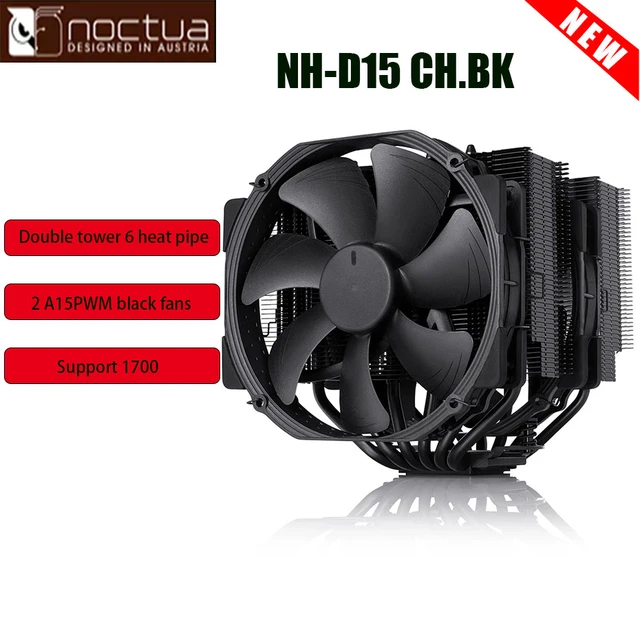 Noctua Nh-d15s 6 Heatpipe Double Tower Cpu Cooler Fan Quiet 140mm