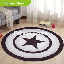 Полиэстеровые круглые ковры для гостиной, спальни, детский коврик, детский коврик для комнаты, современный дом для отеля, напольная декоративный Придверный коврик