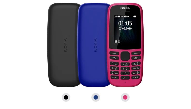Nokia 105 TA-1174 двойной слот для sim карты мобильного телефона FM 3,5 мм 800 мАч