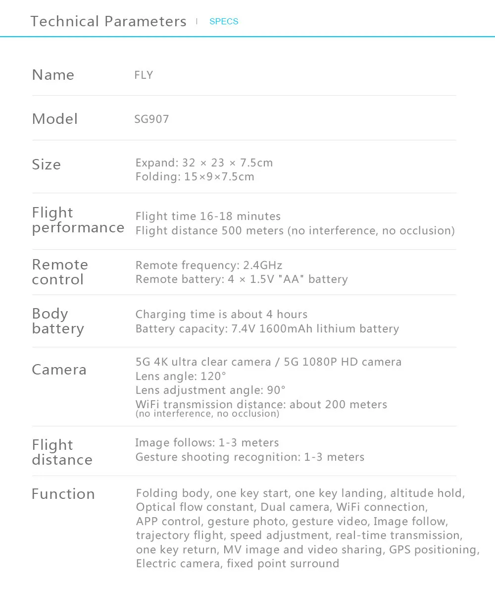 SG907 gps Дрон с 4K HD двойной камерой Широкий угол анти-встряхивание Wi-Fi FPV RC Квадрокоптер складной Дрон Следуйте за мной RC вертолет Дрон