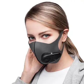 

Smart Electric Face Dust Mask Air Purifying Anti Dust Pollution PM2.5 With Breathable Valve Workplace Safe Fresh Air Supply