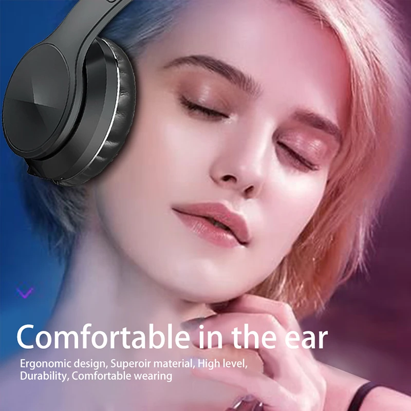 EL-B4 беспроводные Bluetooth наушники Складные стерео высокого качества звук Bluetooth Спортивная гарнитура Поддержка TF карта FM радио AUX режим