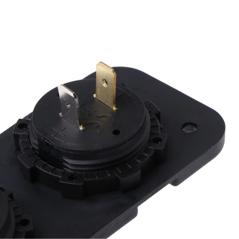 DC 12 V-24 V автомобиль лодка мотоцикл с двумя светодиодный цифровой Дисплей вольтметр Напряжение метр LX9C