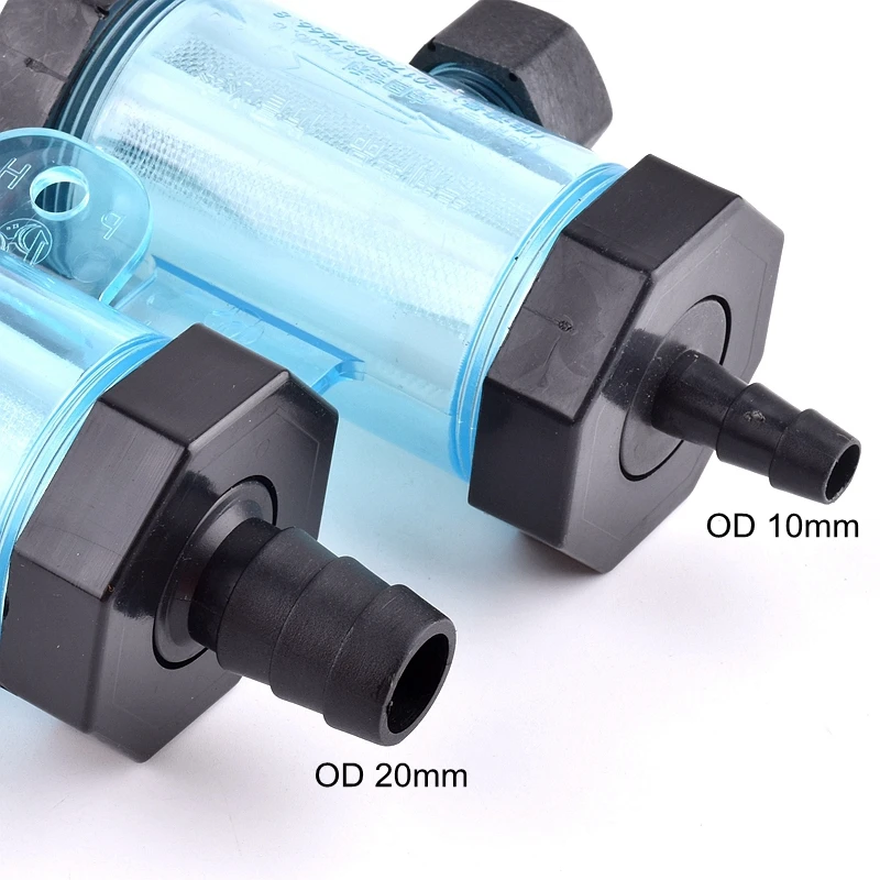 1pc 8mm~25mm Water Hose Filter Garden Irrigation Fittings Sprayer Aquarium Fish Tank Soft Water Pipe Filter Cup Car Brake water hose filter