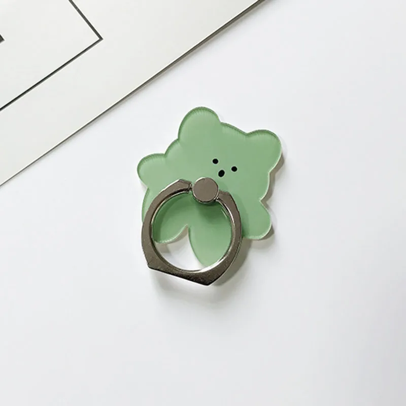 Candy Color Bear Phone Ring Holder Stand – Universal Mobile Support