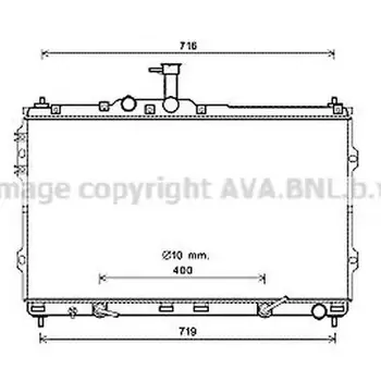 

Radiator HYUNDAI H1 2.4 A/T 07 AVA QUALITY COOLING HYA2402