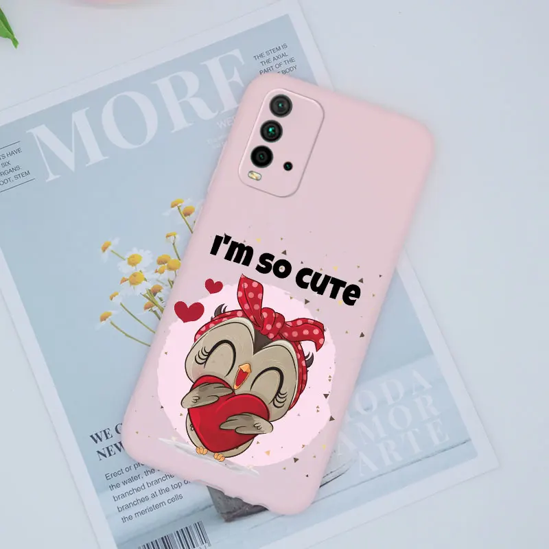 For Xiaomi Redmi 9t Case Cartoon Silicone For Xiomi Redmi Note 9t Redmi K Pro Cover Bumper Tpu Dinosaur Owl Cute On Redmi 9t Mobile Phone Cases Covers Aliexpress