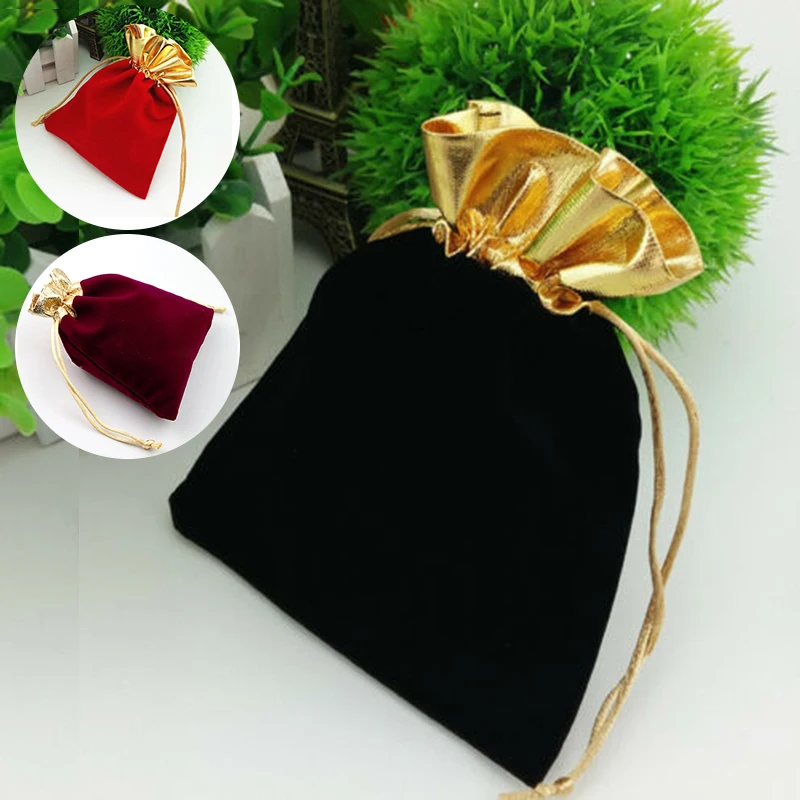 50 шт./компл., органайзер, хранилище, сумочка, косметичка Drawstring макияж Чехол бархат белье холщовые сумки для багажа для свадебных сувениров