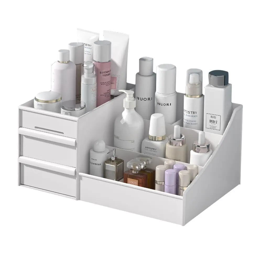 

Large Capacity Makeup Container Cosmetic Storage Box Cosmetic Drawer Organizer Jewelry Nail Polish Desktop Sundries Storage Box
