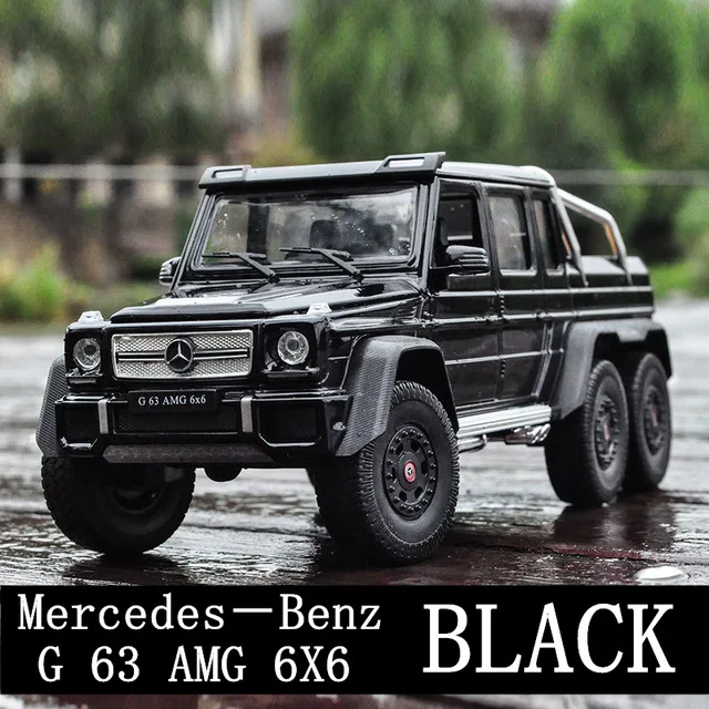 Welly 1:24 Mercedes-Benz AMG GTR модель автомобиля из сплава моделирование автомобиля украшение коллекция Подарочная игрушка Литье под давлением модель игрушка для мальчиков - Цвет: G63 AMG