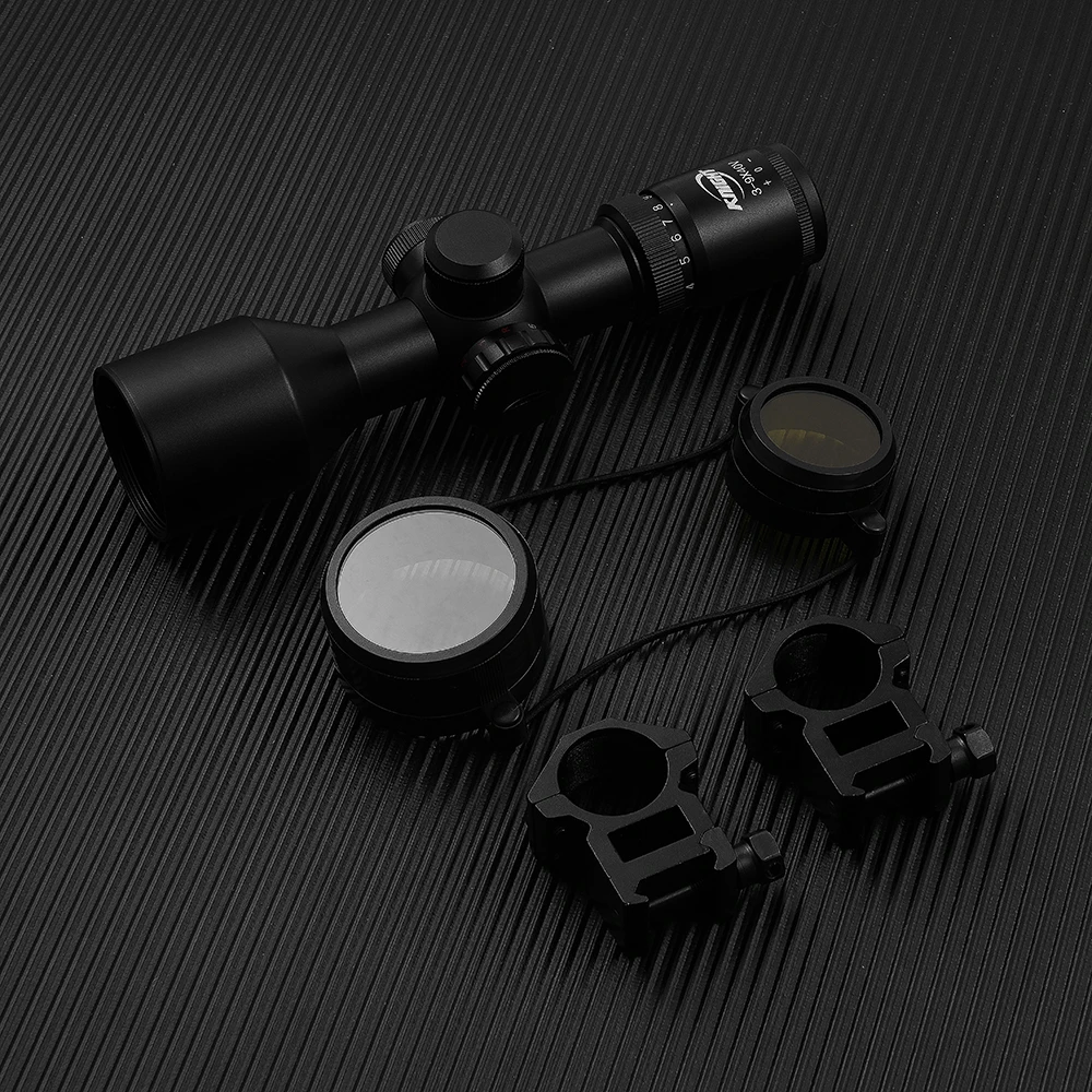 3-9x40 Riflescopes Compact Scope Mil dot Reticle Hunting Scopes for Airgun/Rifle Hunting Sight