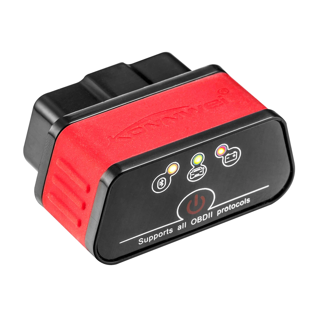 Автомобильные Диагностические Приборы KONNWEI OBDII Mini BT3.0 совместимы с Android ПК Windows