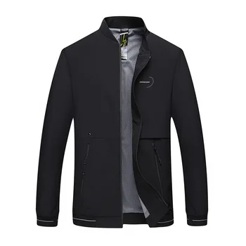 

Autumn Big Size Men's Wear Jacket Plus Fat plus Coat Fat Man Loose Leisure Baseball Collar Extra Large Top