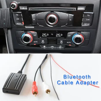 

Universal Car RCA AUX IN Bluetooth Cable Adapter + MIC For Audio Radio CD Player