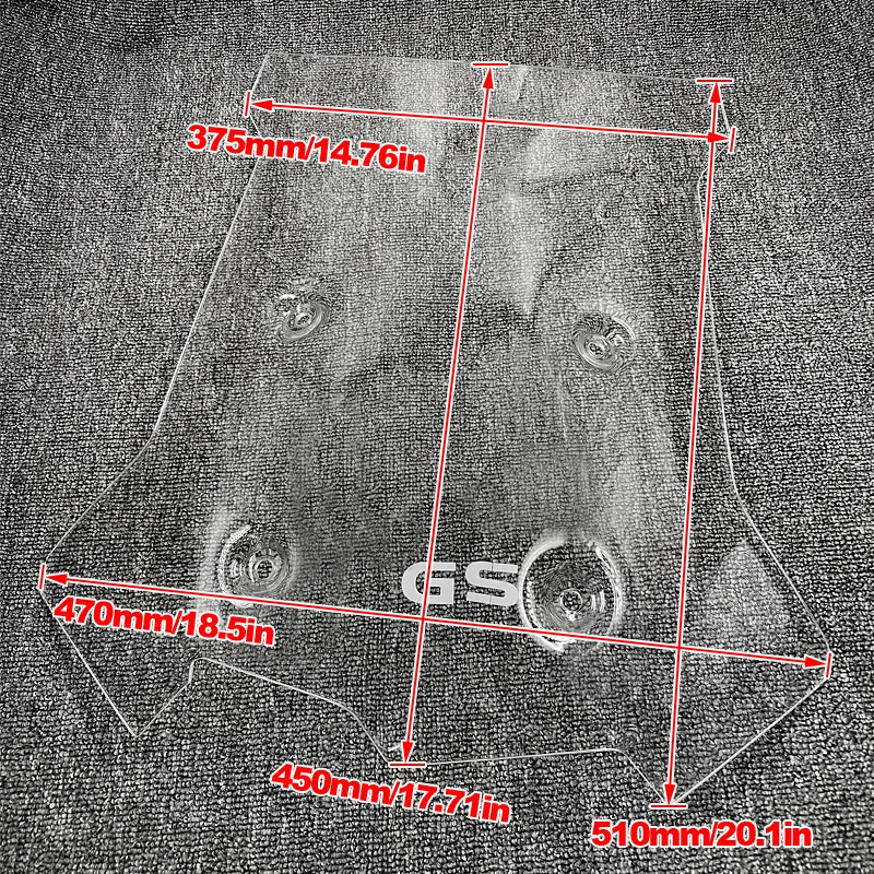 For BMW F750 GS F850 GS F 750 F 850 GS 2018 2019 Motorcycle Windscreen Windshield Shield Screen F850GS F750GS Wind Shield Cover (10)