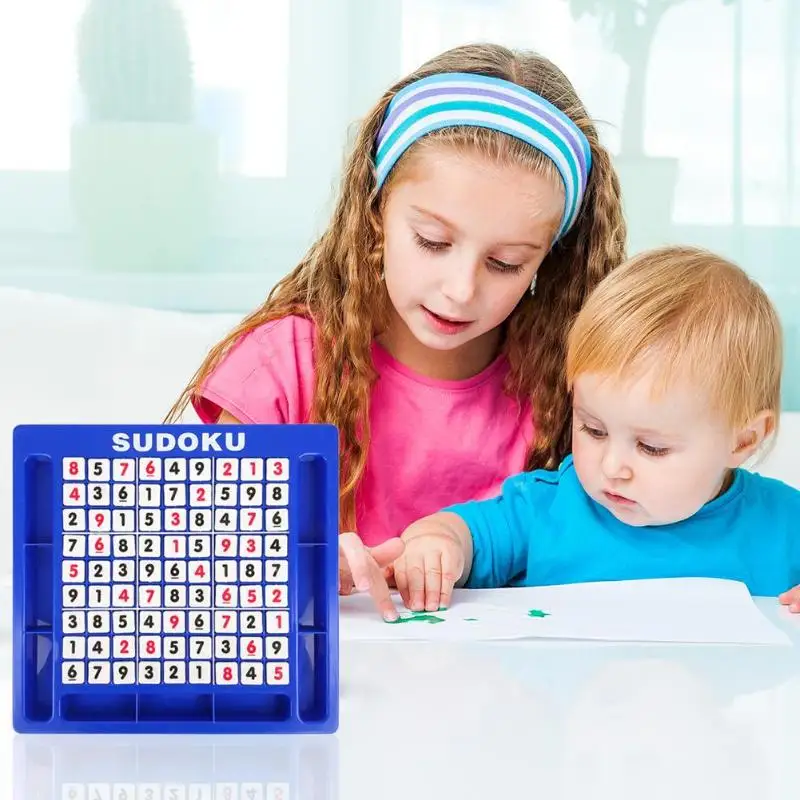 Детская образовательная логика Sudoku Schildren интересный Olve загадка шахматы родитель-ребенок игра детская классическая игрушка подарок