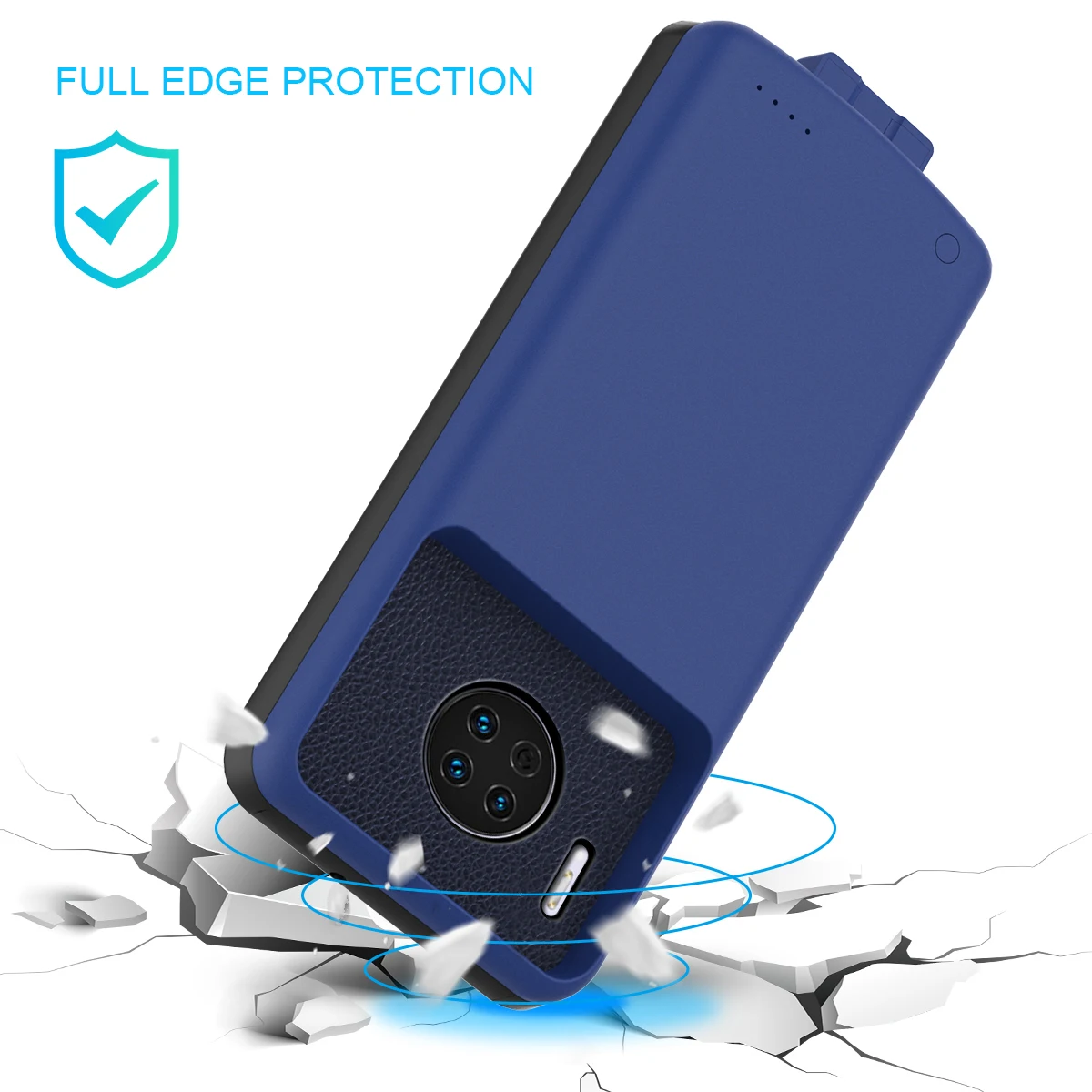 Для huawei mate 30 30 Pro Чехол для зарядного устройства 7000 мАч съемный магнитный резервный чехол Powerbank для huawei mate 30 Pro Чехол