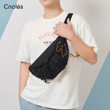 

Multifunction Men Shoulder Bag Chest Bag Luxury Designer Brand Fashion Male Messenger Crossbody Bag Chest Pack